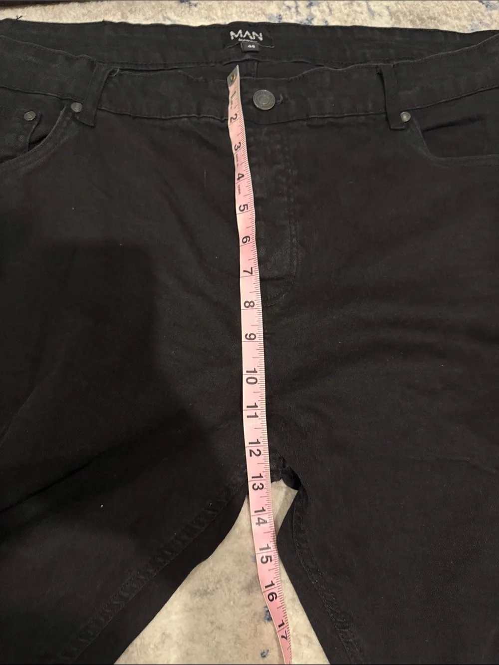 Boohoo Man Black Straight Jeans